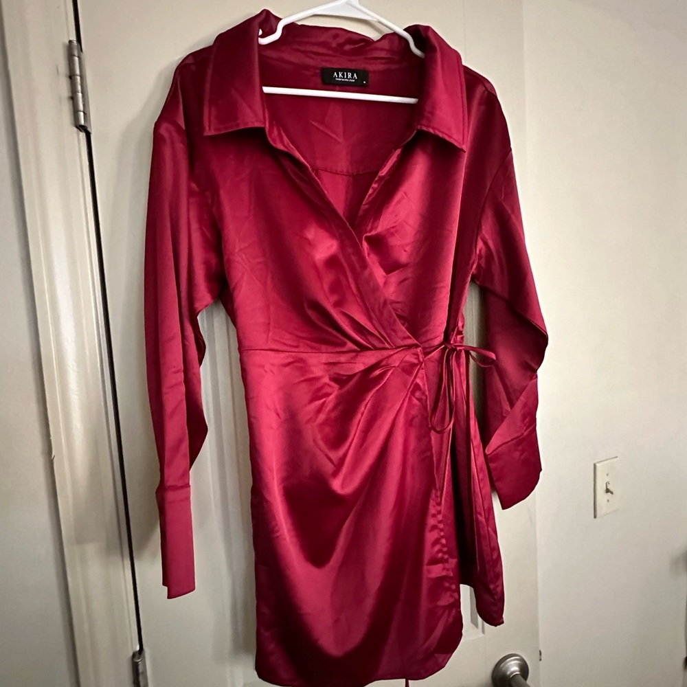 Akira Skort Zip&Tie Romper Size Medium